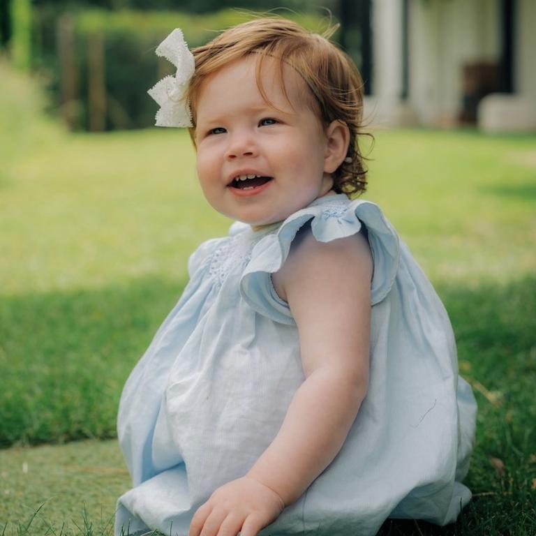 A photo released to celebrate Lilibet's 1st Birthday. Picture: Misan Harriman