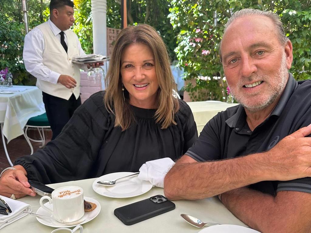 Hillsong founder Brian Houston and his wife Bobbie in St. Louis, Missouri, United States, where Mr Houston has been preaching. Picture: Instagram