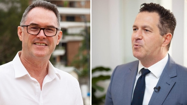 John McGrath (left) has been drafted in as the temporary head of the McGrath sales team after the hasty hiatus of sales leader Adrian Bo (right).