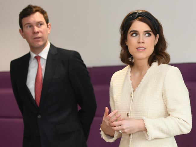 Princess Eugenie of York and Jack Brooksbank. Picture: Getty Images