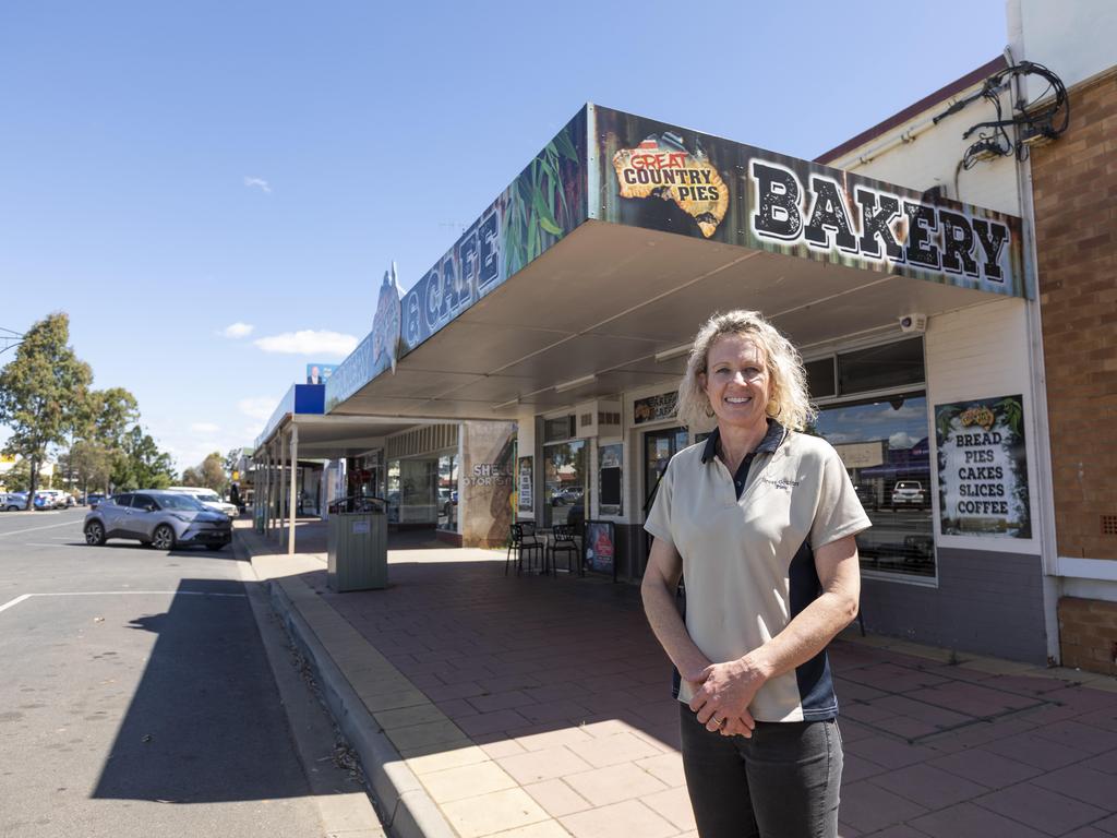 Vicki Reeves – bakery owner. Pic Mark Cranitch.