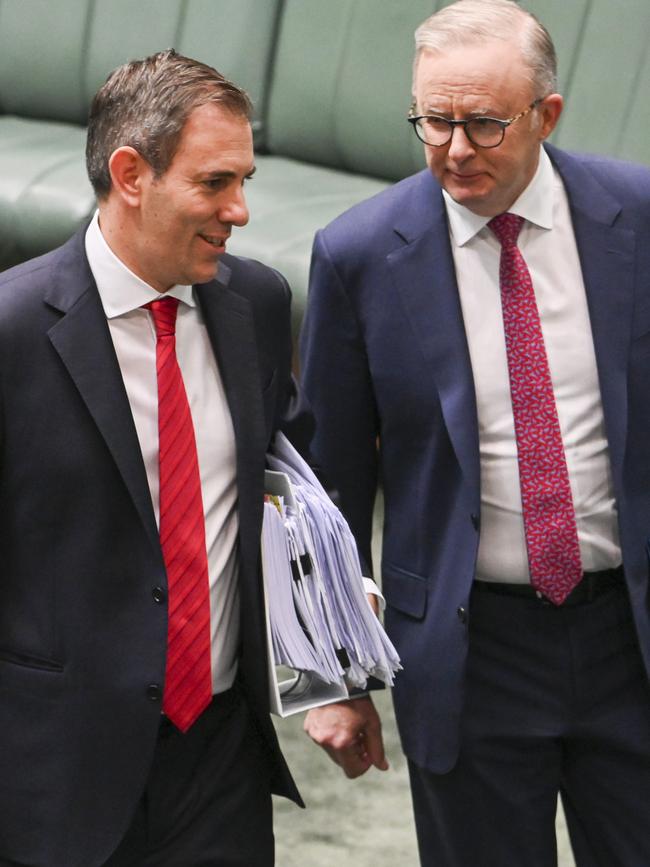 Jim Chalmers and Anthony Albanese