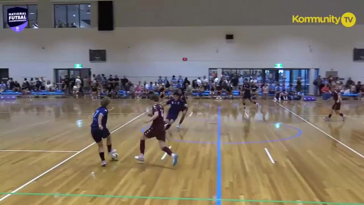 Replay: Football Queensland White v Football NSW Thunder (Youth Men) -  2025 National Futsal Championships Day 2