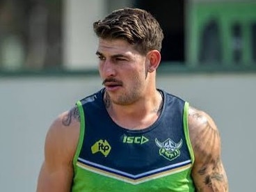 NRL Canberrra Raiders new signing, Curtis Scott. Source https://www.instagram.com/curtisscott4/