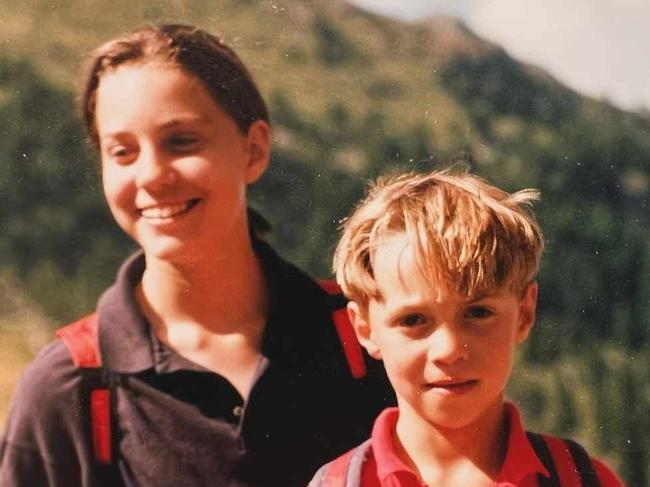 Kate Middleton's younger brother James shared a rare picture of the Princess at a young age following her cancer announcement. Picture: Instagram /jmidy