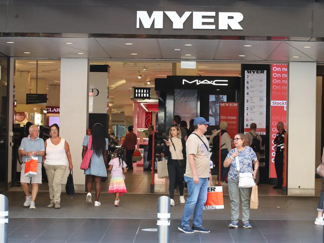 MELBOURNE, AUSTRALIA- NewsWire Photos JANUARY 22, 2025: Myer merger generic images in Melbourne.  NewsWire/ David Crosling