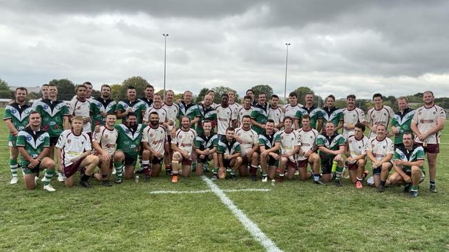 The Blayney Bears (white) will take a recess from the Woodbridge Cup this season. Picture: Blayney Bears Facebook Page