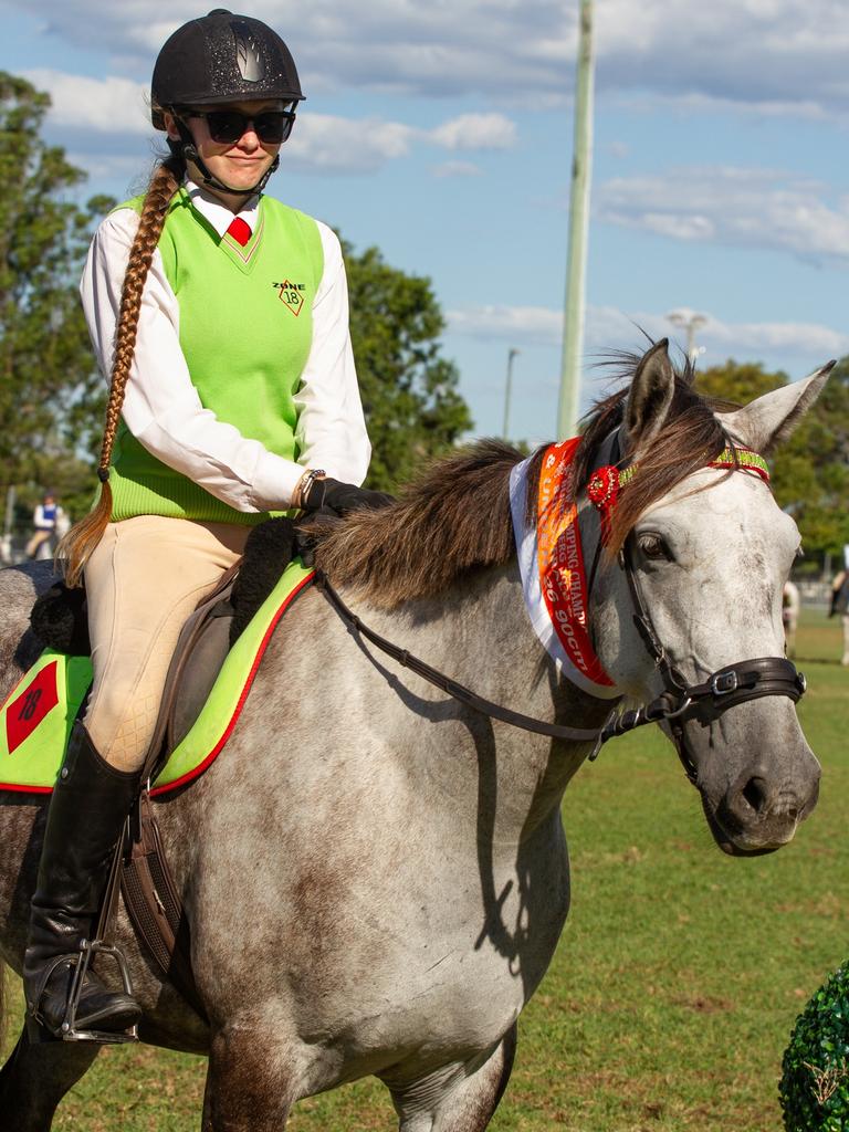 8th place in the PQC State Showjumping Championships 13 and Under 26 90cm class.