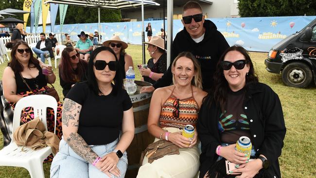 Hello Sunshine Music &amp; Food Festival. Kim Gill, Shirelle Emmett, Brendan Crankshaw, Tymica Graham Picture: David Smith