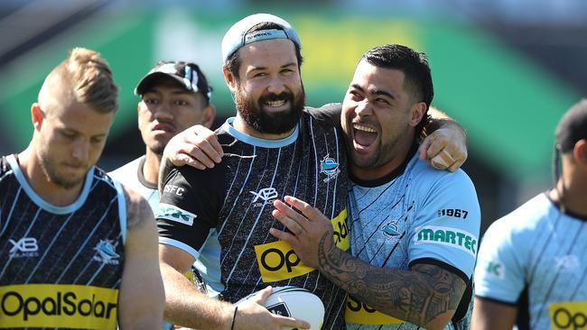 Andrew Fifita will again lead Cronulla’s go forward. (Photo by Mark Kolbe/Getty Images)