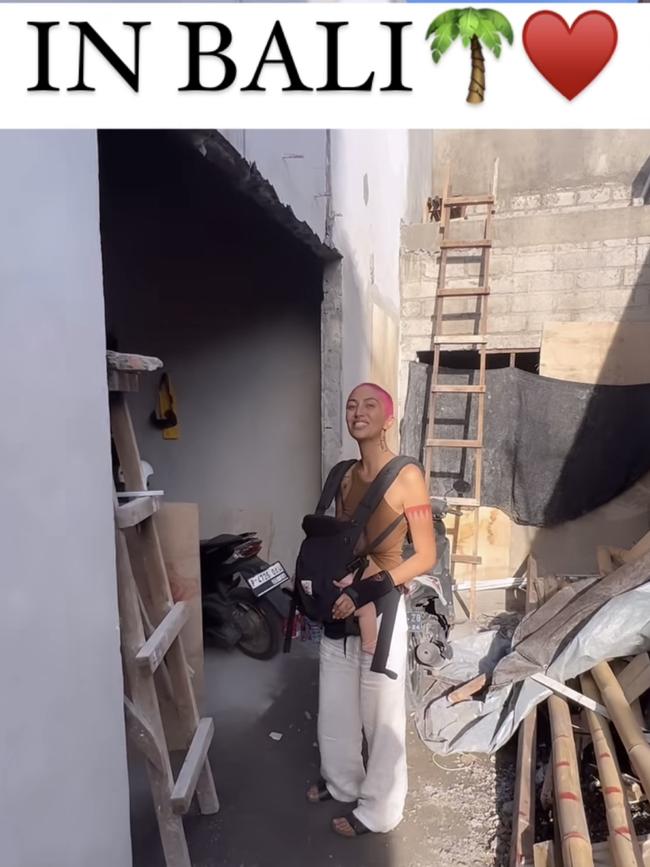 Honey Ahimsa says she’s renovating a house in Bali: Source: Instagram