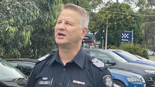 Mooroolbark police Sen Sgt Peter Muys has described the area where a dirt bike rider was found in the Yarra Ranges as one of the toughest locations for rescues. Picture: Kiel Egging.