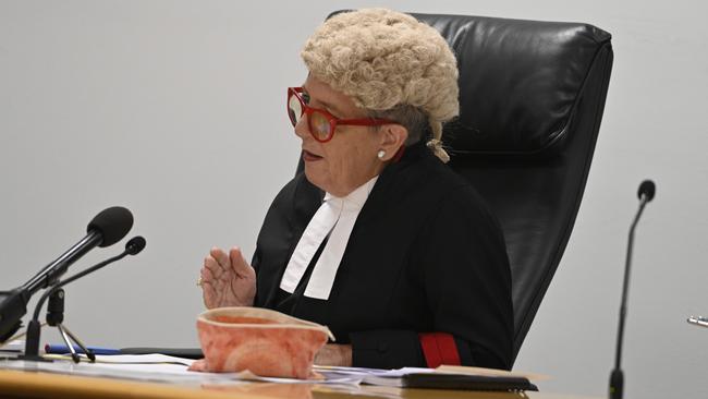 Justice Judith Kelly (pictured) sentenced Peterson to four years imprisonment backdated to when he was arrested. Picture Julianne Osborne