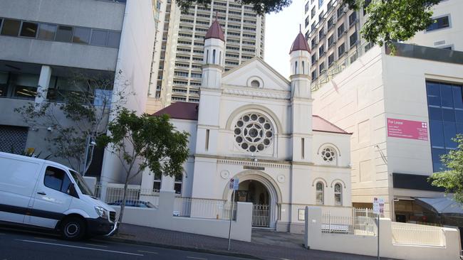 The heritage-listed Brisbane Synagogue was the target of right-wing extremists. Picture: Annette Dew