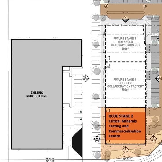 RCOE’s new Greater Whitsunday 'Future Industries' Delivery Hub will be delivered in three different stages. Picture: Bold Architecture