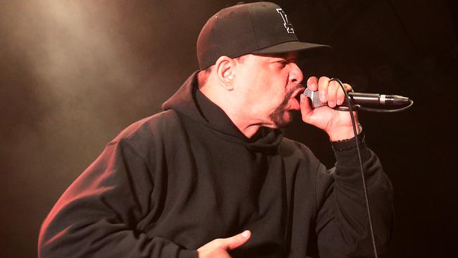 Ice T, the Original Gangster, performs in Melbourne Picture Yuri Kouzmin