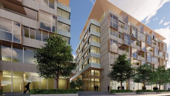 Plans for two seven storey buildings at Glen Osmond Road, Parkside have been lodged with SCAP. Picture: JPE Design Studio