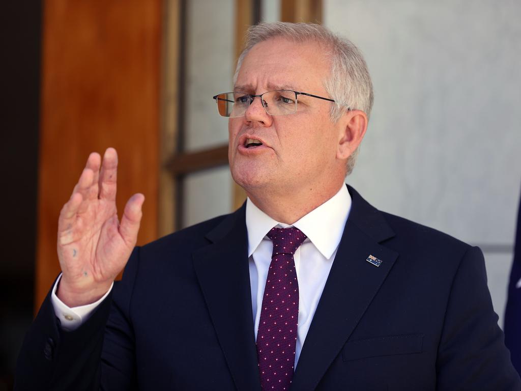 Scott Morrison has ruled out rapid antigen tests being free. Picture: NCA NewsWire / Gary Ramage