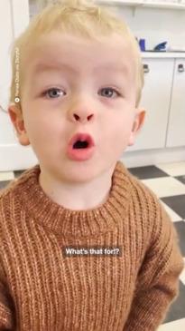 Hilarious Aussie toddler