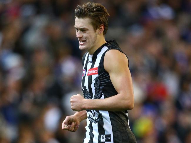 Darcy Moore will have surgery on his injured collarbone. Picture: Getty Images