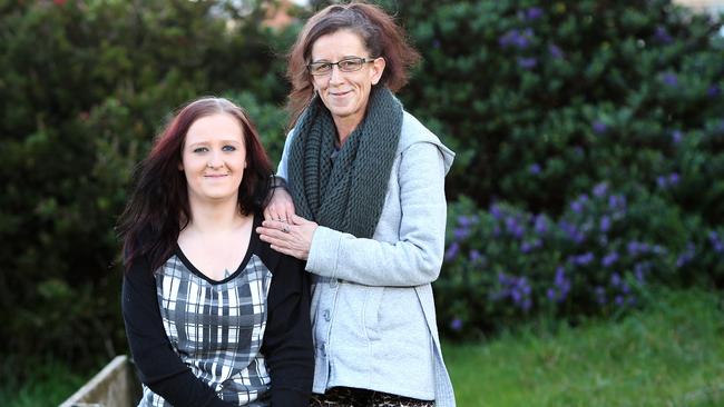 Pride of Australia, Courage. (L-R) Talissa Allford and Janell Walker of Burnie, Tasmania