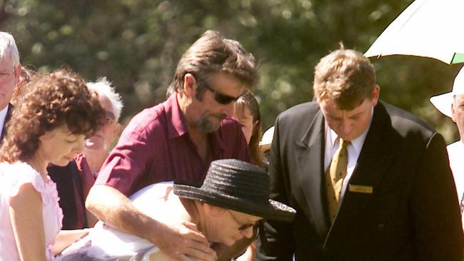 Funeral of victim Charles Alexander 'Slim" Johnston also known as Frederick Rosson.