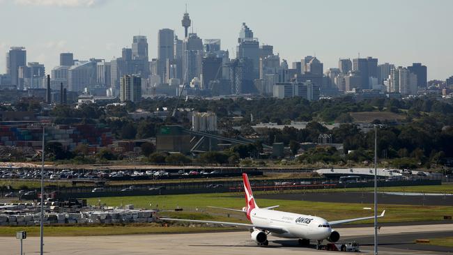 The masterplan 2039 suggest Sydney Airport will cement its reputation as the biggest and busiest in Australia. Picture: Chris Pavlich