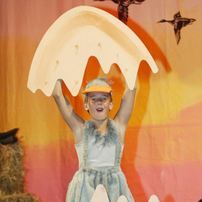 Ben Hickey as the Ugly Duckling.