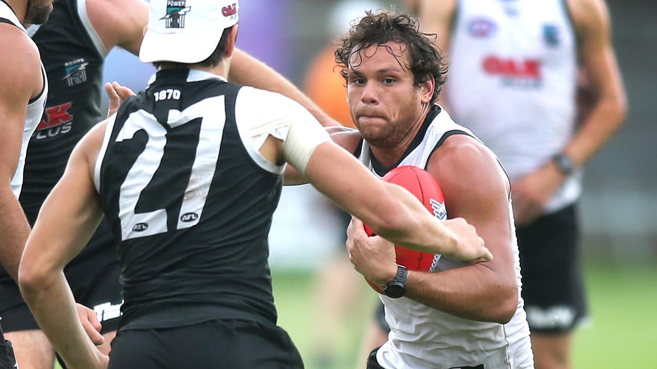 Steven Motlop won Port Adelaide the Showdown over Adelaide.