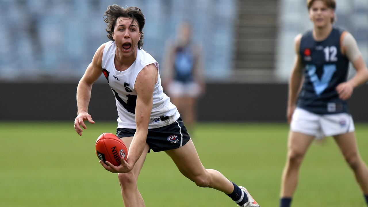 Oliver Hollands in action for Vic Country this year. Picture: Morgan Hancock/AFL Photos