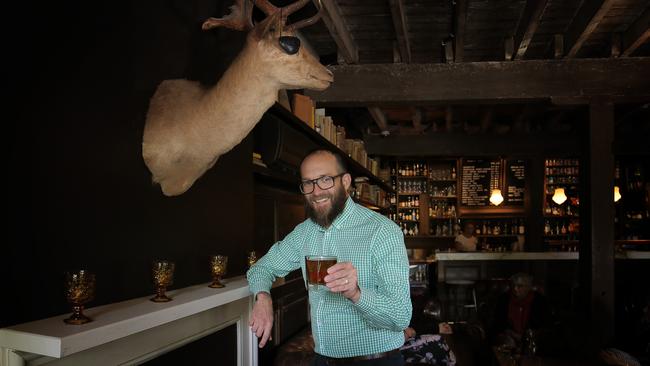 Whisky Wannabe Paul Carter contemplates a wee dram. Picture: RICHARD JUPE