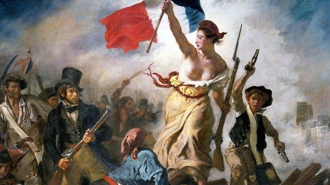 Liberty leading the people by Eugene Delacroix