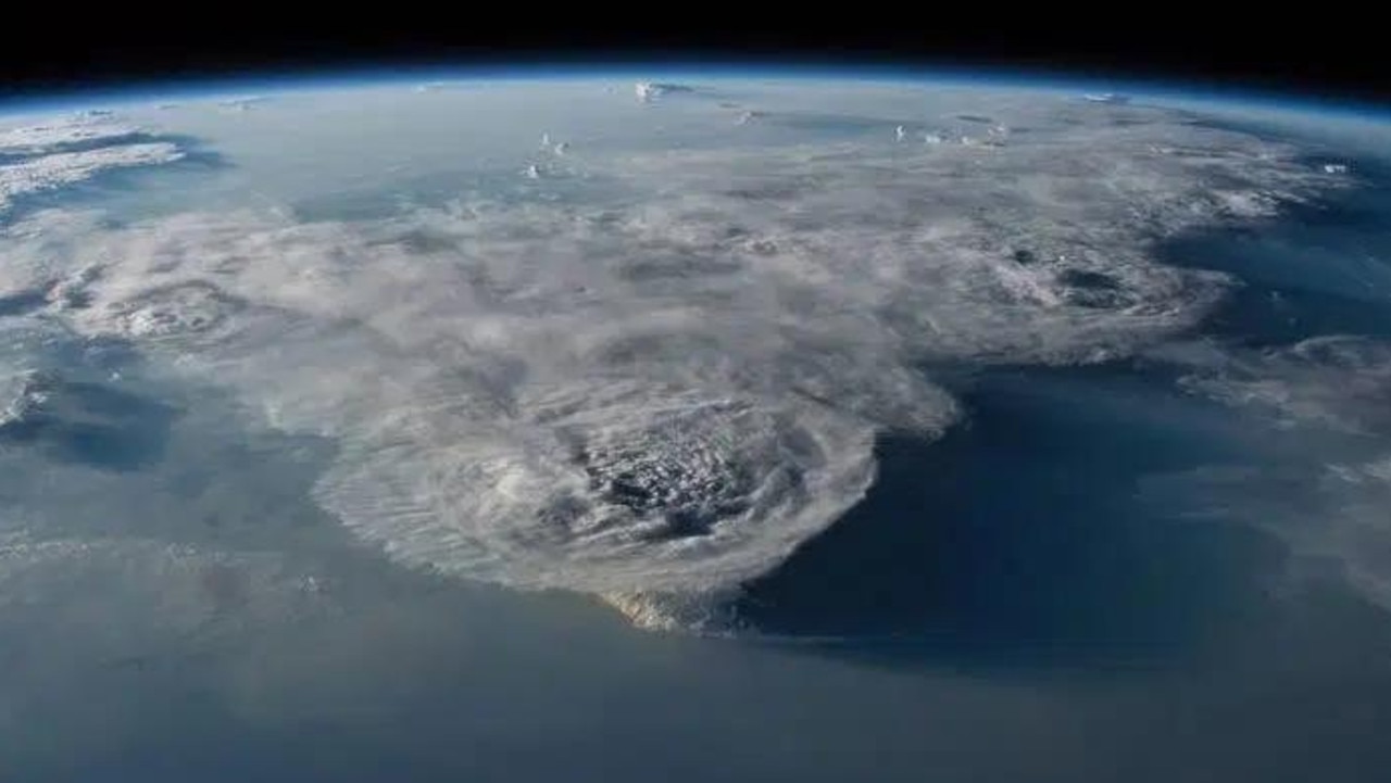 Thunderstorms roll over the South China Sea, July 29, 2016. Picture: Johnson Space Center