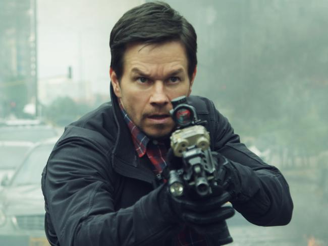 Mark Wahlberg in a scene from Mile 22. Picture: STXfilms via AP