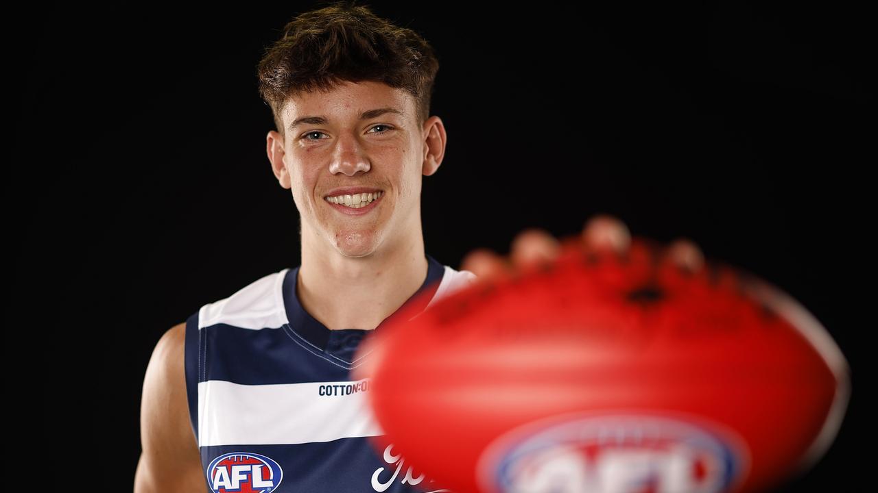 Connor O'Sullivan was selected by the Cats at pick 11. Picture: Daniel Pockett/Getty Images