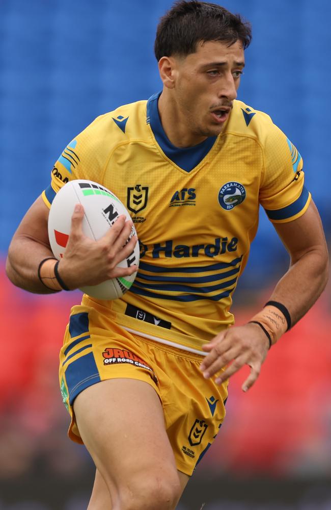 Jordan Samrani looked sharp for the Eels. Picture: Getty Images