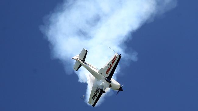 Aarron Deliu at day three of the Pacific Airshow, 20 August 2023. Picture: Richard Gosling
