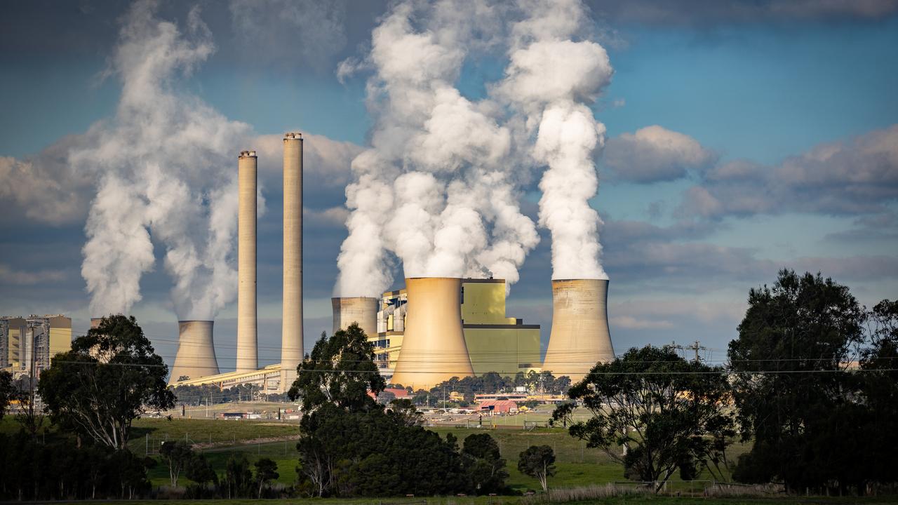 The Coalition will pledge to build seven nuclear power plants across Australia. Multiple Coalition MPs said the proposed former coal-fired power station sites for the reactors included Loy Yang in Victoria. Picture: Jake Nowakowski