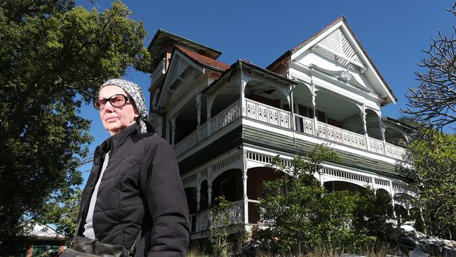 Former owner Joy Lamb at the house in 2019. File picture: Peter Wallis