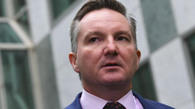 Chris Bowen at Parliament House in Canberra. Picture: AAP.