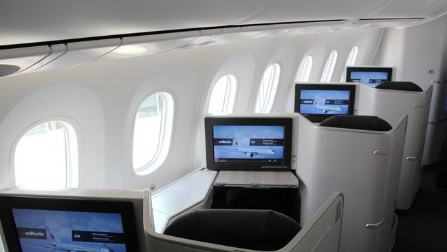 Air Canada Boeing 787 Dreamliner Business Class.