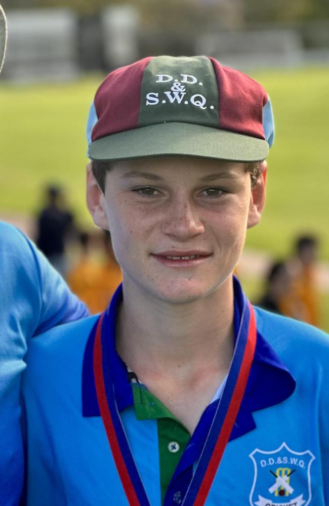 13-15 years boys South Coast cricket team 2024. Pictured: Jack Penfold