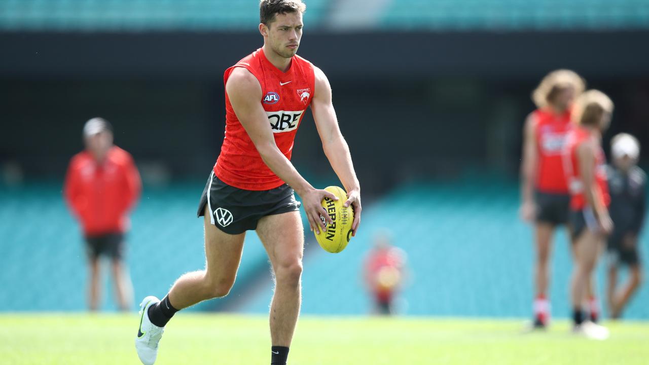 Ollie Florent is on track to play in Sydney’s preliminary final after shaking a foot injury. Picture: Getty Images