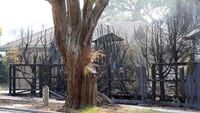 A property in Barry St, Seaford, after the blaze. Picture: Mark Stewart