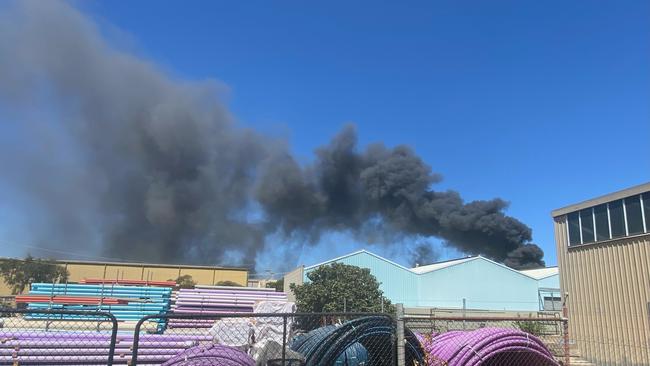 Smoke seen from Wingfield. Picture: Dave Saunders