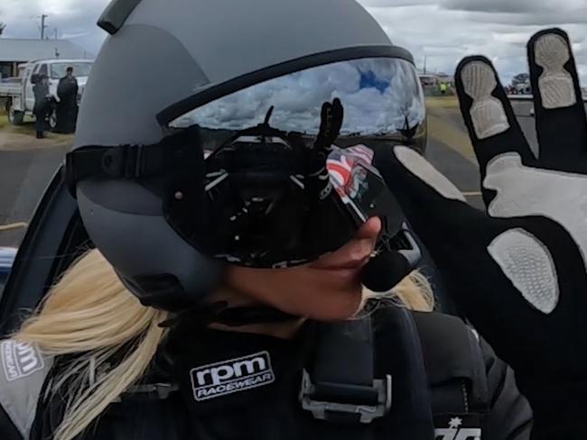 Emma McDonald will be the only female pilot in the Pacific Air Show on the Gold Coast