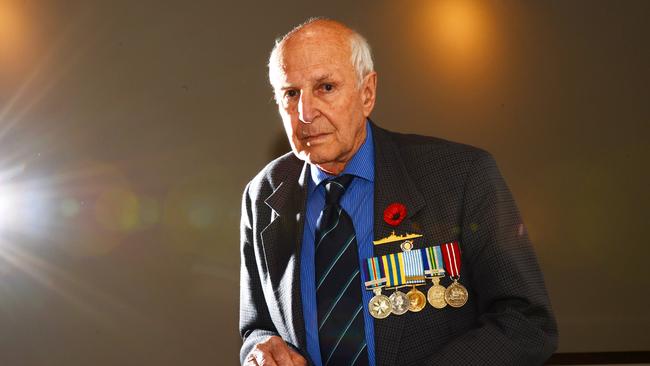 Les Hughes, 92, served in the Royal Australian Navy and was deployed to Korea.