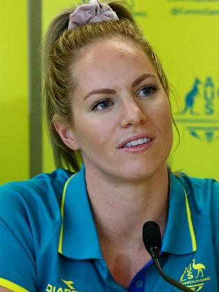 Emily Seebohm says using social media dulled her mental edge for gold at the 2012 Olympics. Picture: Adam Head