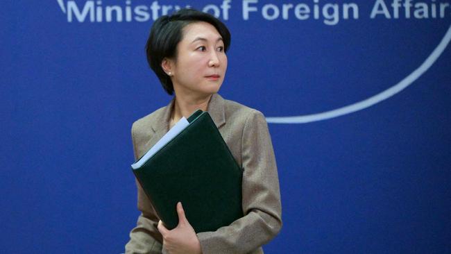 China's Foreign Ministry spokeswoman Mao Ning says Canada should respect the rule of law. Picture: AFP