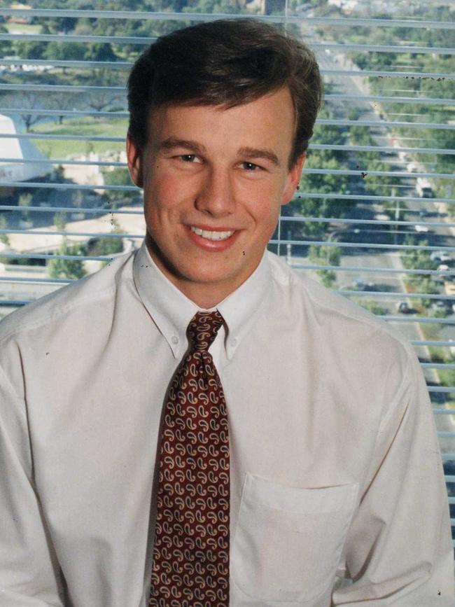 West Adelaide footballer Matthew Nicks after being drafted by AFL team the Sydney Swans on 28 Oct 1994. Picture: Ray Titus